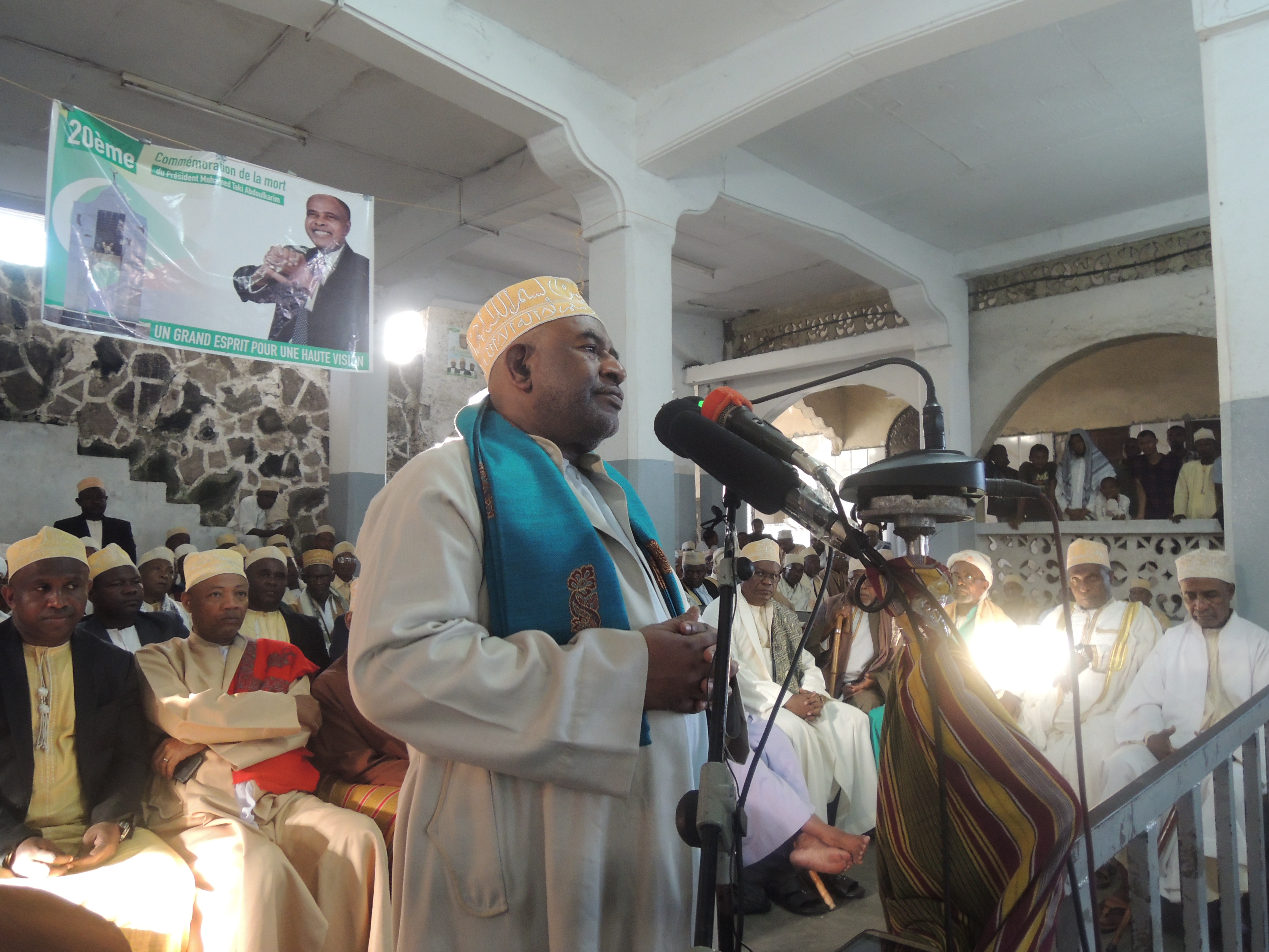 image 20e anniversaire de la mort du président Taki Abdoulkarim / Mamadou, grand absent de la cérémonie